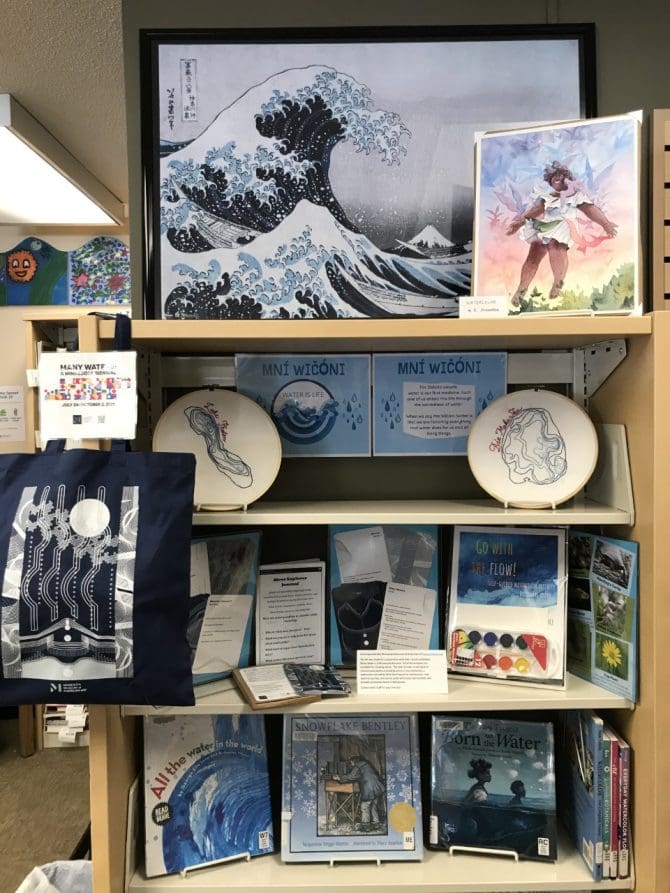 Many Waters: Display and Art Kits at the West 7th Library